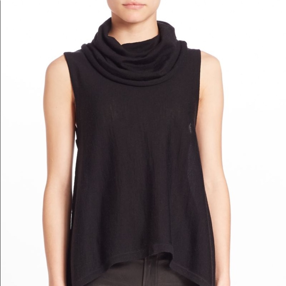 Alice and Olivia Black cowl neck sweater large